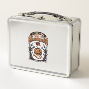 Lunch Box Chemise Halloween Vintage Citrouille Gravée Fantôm