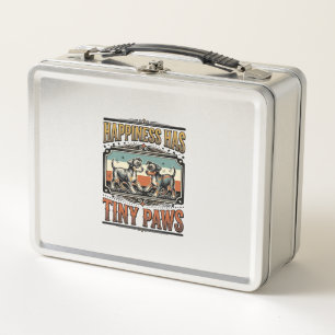 Lunch Box Chemise pour amateur de chiots Gravure vintage Hum