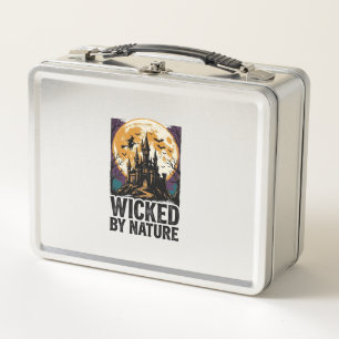 Lunch Box Chemise sorcière vintage Château hanté effrayant H
