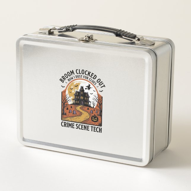 Lunch Box Chemise Technicien de Scène de Crime Drôle Hallowe (Devant)