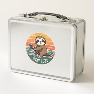 Lunch Box Chemise Vintage de paresseux Prenez votre temps Re