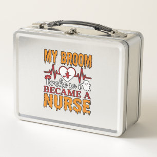 Lunch Box Chemise vintage drôle d'infirmière Halloween Mon b