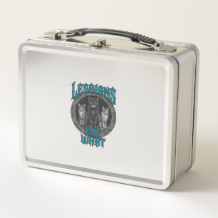 Lunch Box Chemise vintage gravée avec design graphique de fi