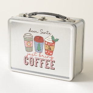 Lunch Box Cher Père Noël Latte de café de Noël
