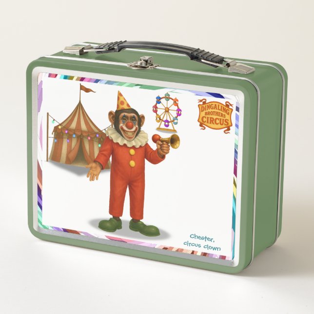 Lunch Box Chester, clown de cirque (Devant)
