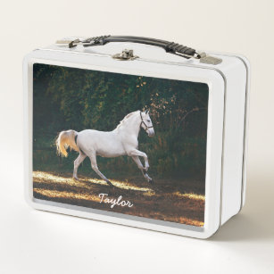 Lunch Box Cheval customisé Photo Équitation équestre 
