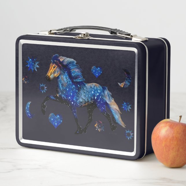 Lunch Box Cheval islandais Stary Night (En situation)