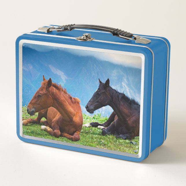 Lunch Box Chevaux de Moody Mountain : Un voyage d'art raffin (Devant)