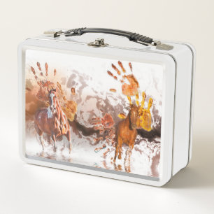Lunch Box Chevaux sauvages MAINS SAUVAGES