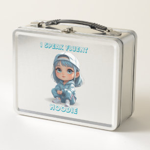 Lunch Box Chibi Girl en Sweat - shirt à capuche et Casquette