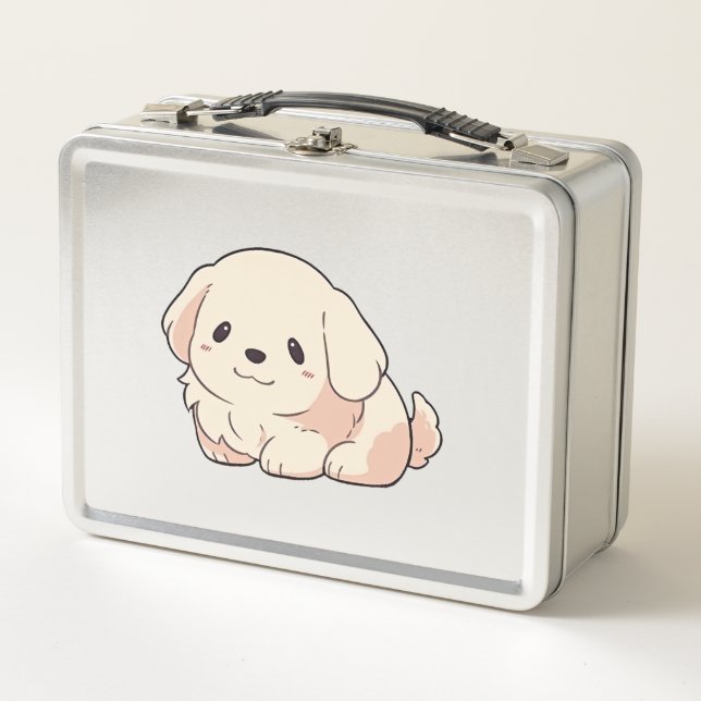 Lunch Box Chibi Golden Retriever (Devant)