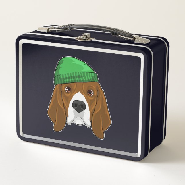 Lunch Box Chien avec Beanie (Devant)