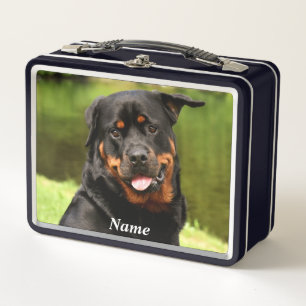 Lunch Box Chien chiot noir et tan Rottweiler