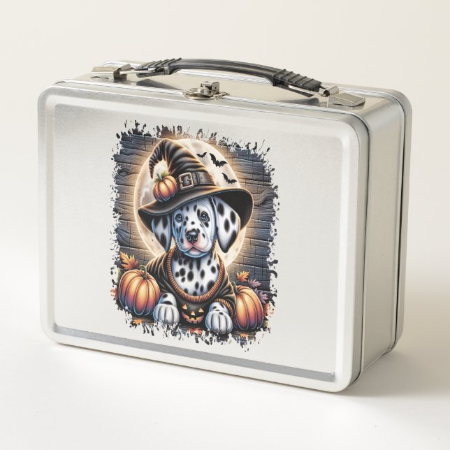 Lunch Box Chien Dalmatien Halloween (Devant)