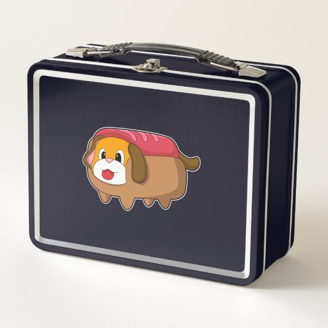Lunch Box Chien dans Hotdog (Devant)