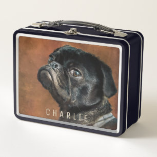 Lunch Box Chien de Carlin noir