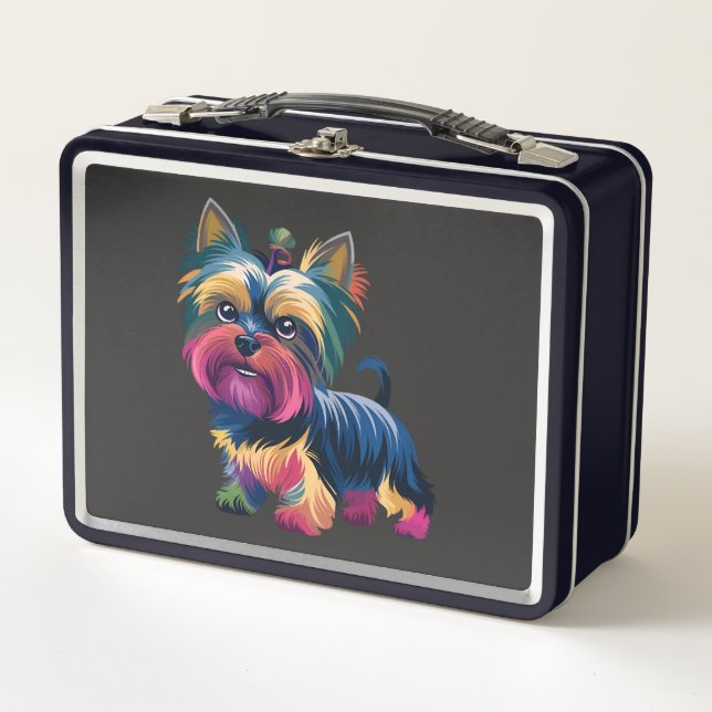 Lunch Box Chien de Graffiti Urbain (Devant)