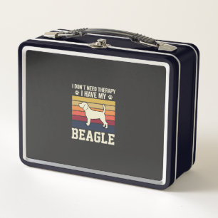 Lunch Box Chien de thérapie rétro Beagle vintage