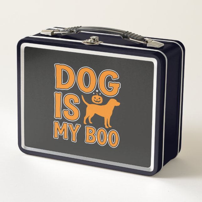 Lunch Box Chien Est Mon Boo Halloween Chien (Devant)