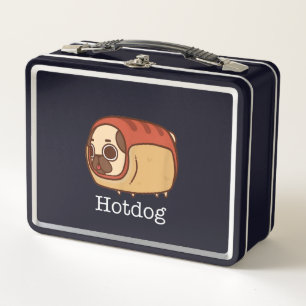 Lunch Box chien mignon   Beau Amoureux des chiens Carlin