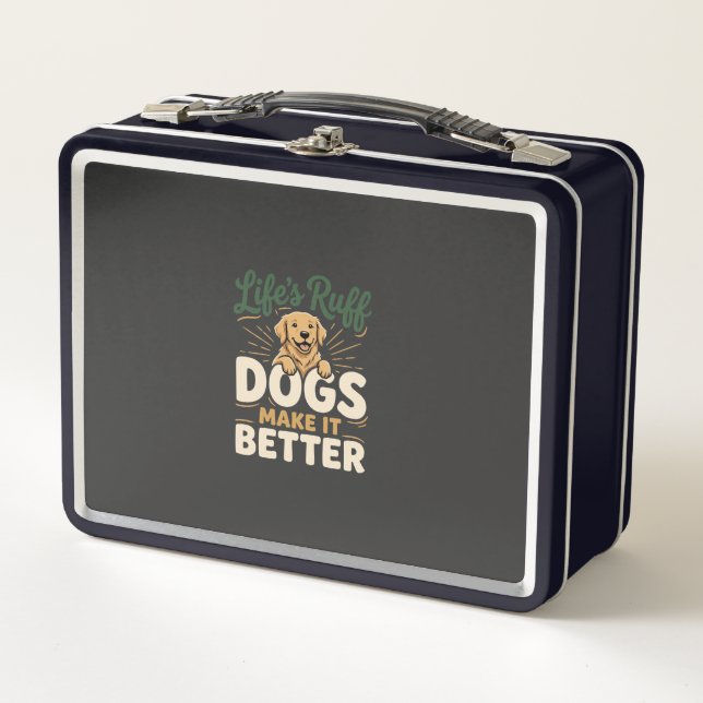 Lunch Box Chiens drôles rendent ça mieux (Devant)