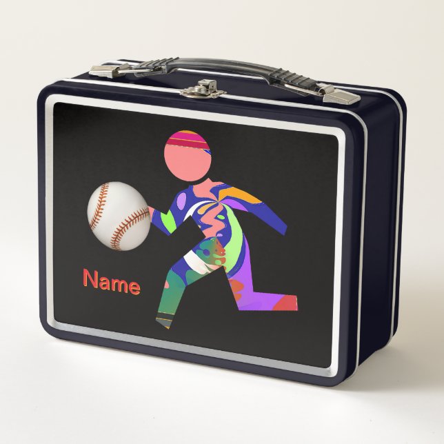 Lunch Box Chiffre de baseball  (Devant)