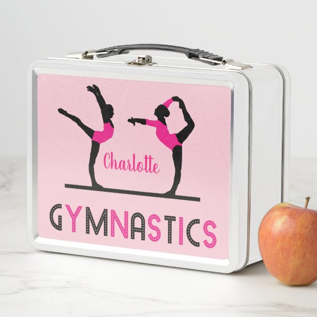 Lunch Box Chiffres de gymnaste Filles mignonnes Gymnastique  (En situation)