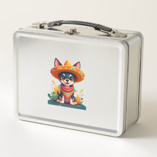 Lunch Box Chihuahua Mexique Cinco de Mayo Chien Drôle (5)