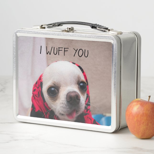 Lunch Box Chihuahua mignon Je vous jure que vous aimez Valen (En situation)