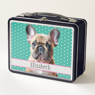 Lunch Box Chiot Bouledogue Français Adorable Animal pour Enf
