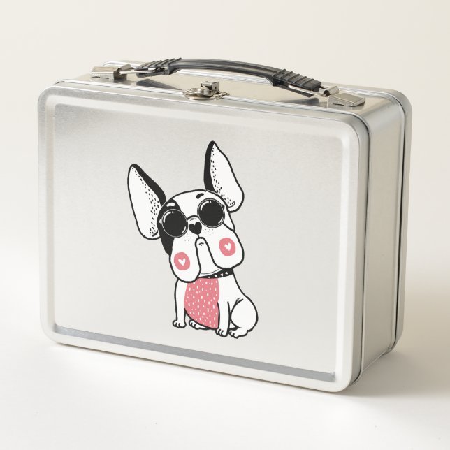 Lunch Box chiot mignon (Devant)