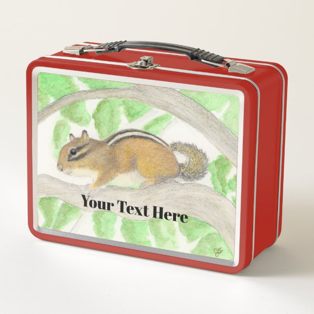 Lunch Box Chipmunk dans l'arbre Apple (Devant)