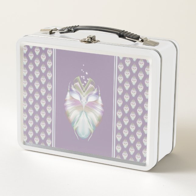 Lunch Box Chouette Oracle Pastel Purple (Devant)
