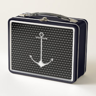 Lunch Box Chrome Ancre sur les tasses d'onde Style de vie na