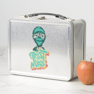Lunch Box Citation de Masque de Visage d'Infirmière