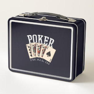 Lunch Box Citation de poker pour joueur