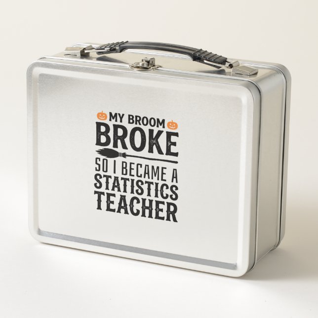 Lunch Box Citation drôle de professeur de statistiques pour  (Devant)