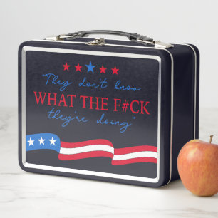 Lunch Box Citation drôle « Ils ne savent pas ce qu'ils font