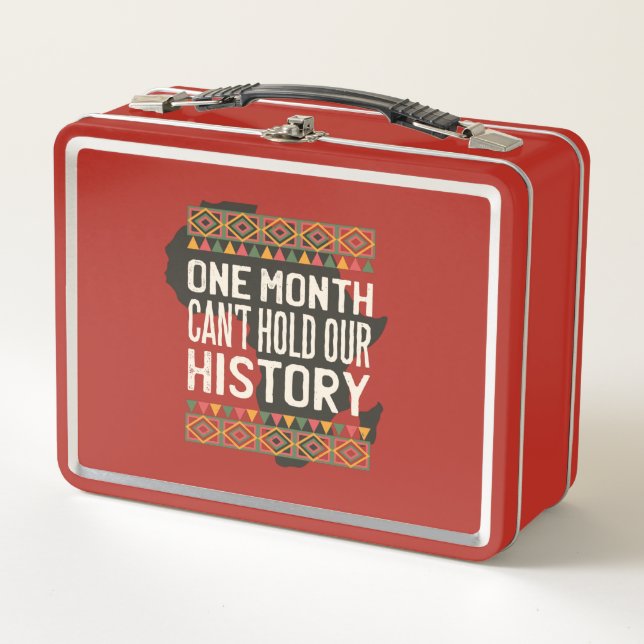 Lunch Box Citations du Mois de l'Histoire des Noirs - Ne peu (Devant)