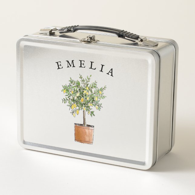 Lunch Box Citronnier Personnalisé (Devant)