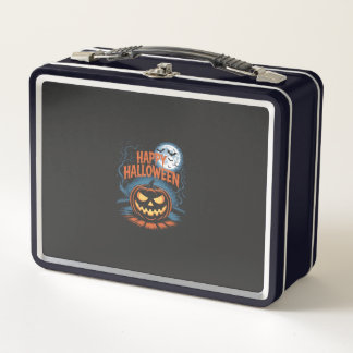 Lunch Box Citrouille d'Halloween effrayante Jack O