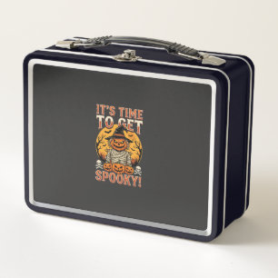 Lunch Box Citrouille Épouvantail Vintage Épouvantable Hallow
