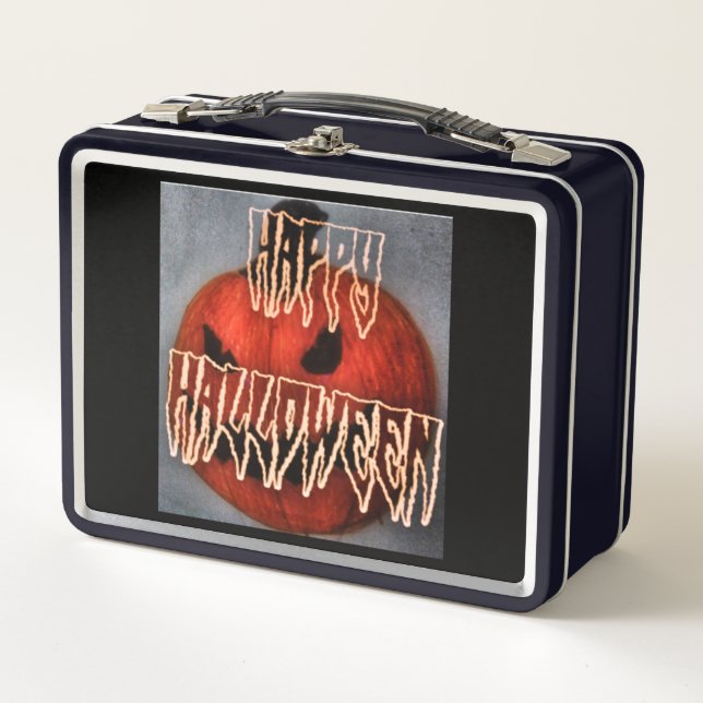 Lunch Box Citrouille Grin (Devant)
