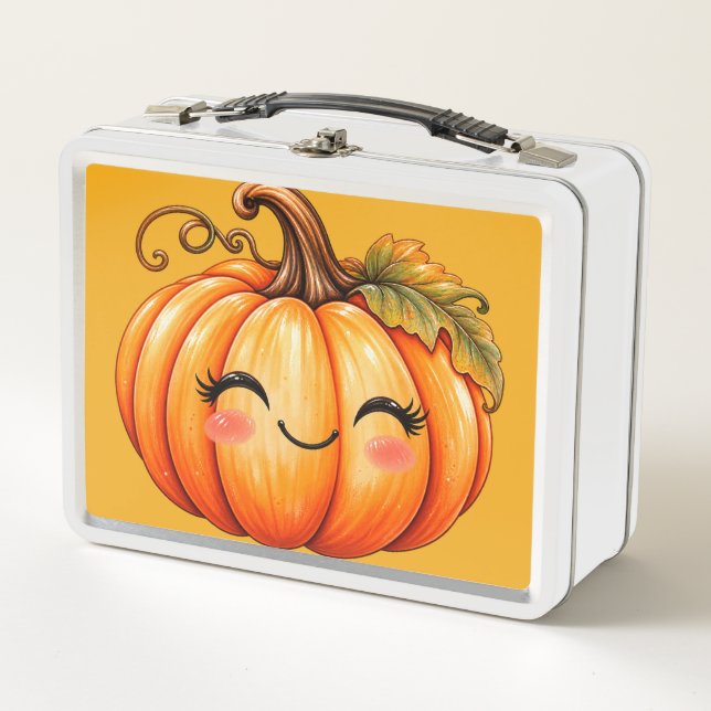Lunch Box Citrouille souriante  (Devant)