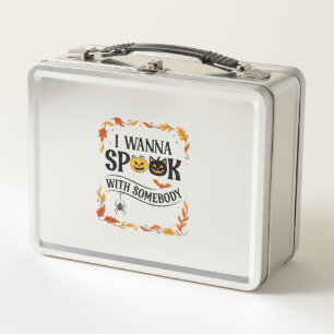 Lunch Box Citrouilles d'Halloween araignée chauve-souris pou