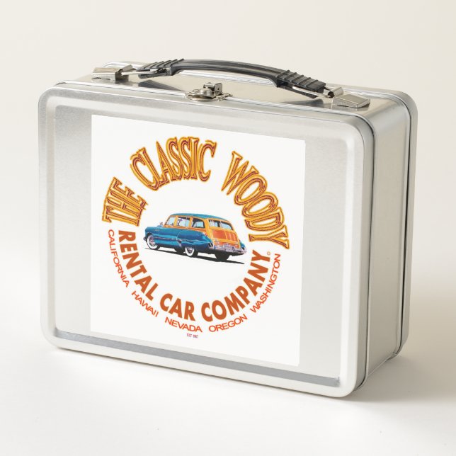 Lunch Box Classic Woody Rental Car Company Logo Ver 4.0 (Devant)