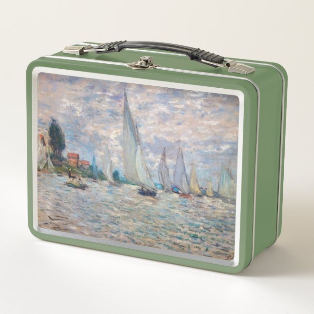 Lunch Box Claude Monet - Bateaux Regatta à Argenteuil (Devant)