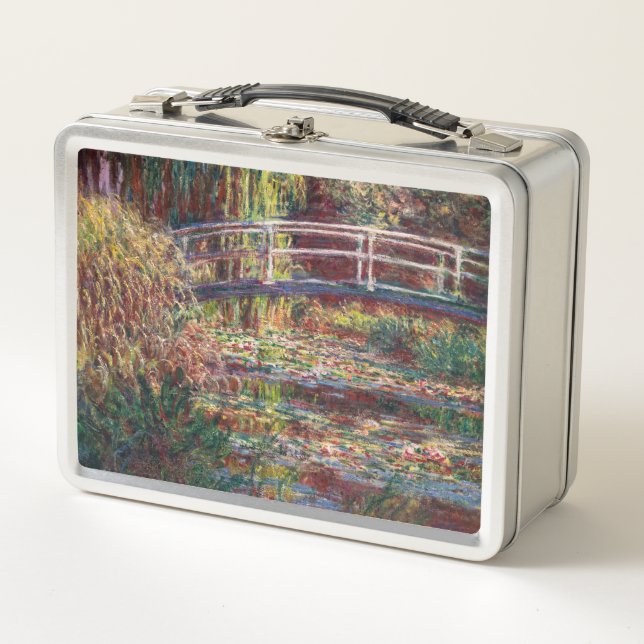 Lunch Box Claude Monet - Eau Lily étang, Harmonie rose (Devant)