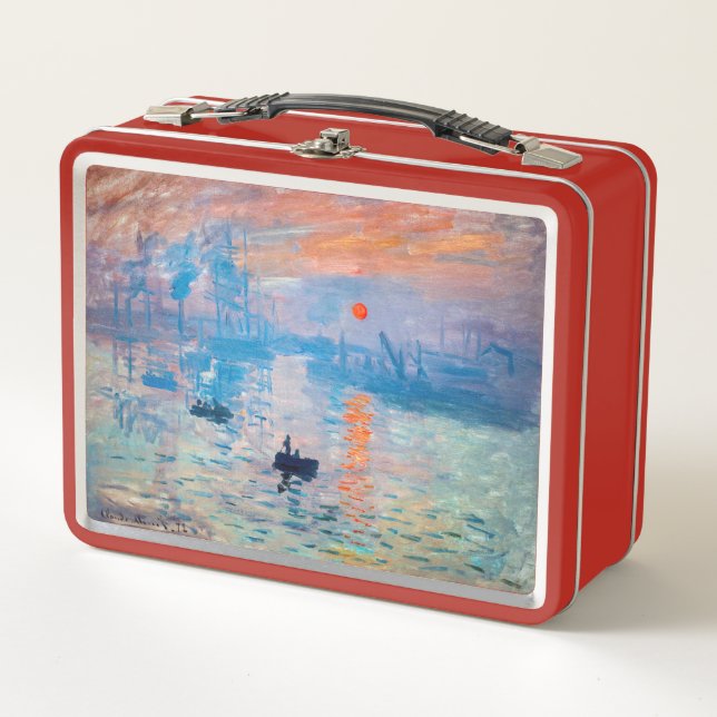 Lunch Box Claude Monet - Impression, lever de soleil (Devant)