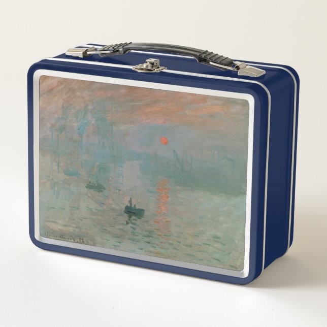 Lunch Box Claude Monet Impression Soleil levant (soleil leva (Devant)